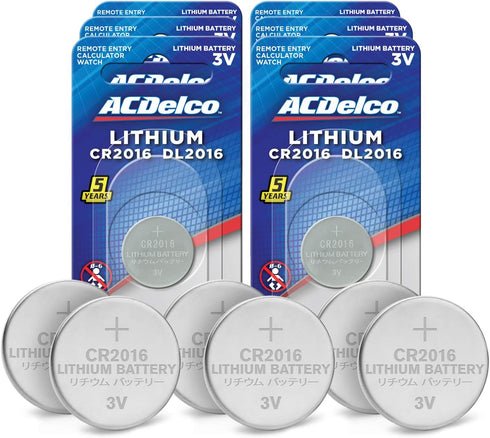 ACDelco 3V Lithium Coin Cell & Watch, Electronics Button Batteries, 6 Count...