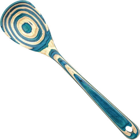 Baltique Mykonos Collection 12-1/2" Wooden Cooking Spoon, Safe for Nonstick...