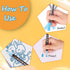 Double Line Outline Markers 12 Colors Super Squiggles Glitter Markers Self Outline Metallic Markers, Doodle Shimmer Markers Drawing Pens for Chris...