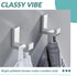 APLusee Polished Chrome Towel Hook 2 Pack, 304 Stainless Steel Robe Hook, Wall Mounted...