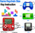 Video Game Party Favors, Video Game Keychain, Birthday Gaming Party Gifts, Mini Game Console for Kids Classroom Prizes, Goodies Bags Stuffer, Back...