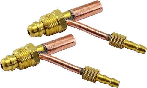 RIVERWELD Cables and Gas (Water) Separate Cable Connector Fitting for TIG Welding Torch (5/8"-18 Male WP26 2pk)...