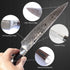 Chef Knife, Professional 8 Inch Kitchen Knife, High Carbon German Steel Ultra Sharp Knife with Ergonomic Handle, Japanese Chef's Knife Suit for Co...