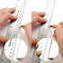 Metal Ruler 24 Inch Stainless Steel Ruler Non Slip Straight Edge Ruler, Metal Ruler with Cork Backing, Long Ruler Imperial and Metric for Student ...