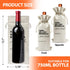 Promoted to New Auntie Uncle Gift Wine Bag 2024, Baby Announcement Gift for New Aunt 2024, Auntie Uncle to Be Gift, Becoming an Uncle Auntie, Baby...