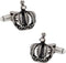 Pewter King's Crown Cufflinks for The King with Presentation Gift Box...