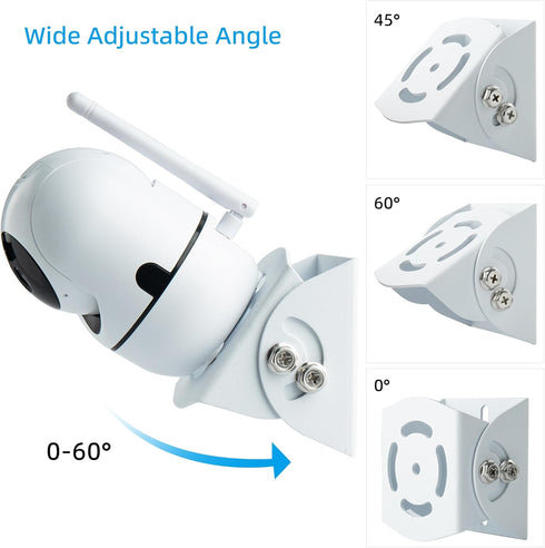 Baby Monitor Wall Mount for Infant Optics?Babysense, HelloBaby, Arlo ?VAVA and Most Universal Monitors Camera Easy Installation (Wall Sticker)...