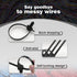 30PCS Push Mount Cable Zip Tie 8.3 x 0.2 inch Self Locking Cable Strap Push Mount Cable Ties Nylon Car Mount Wire Tie Car Fastener Cable Clips Wra...