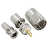 PL259 Coax Connectors, 5 Pack PL-259 UHF Male Solder Connectors with UG-175 Reducer Teflon Material for RG-58, RG-213, LMR195, RG142...