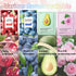 AMY'S DIARY 10 PCS Real Hydrating Nature Face Masks Skincare, Hyaluronic Acid, Vitamin C and E, Chamomile, Korean Beauty Essence Facial Paper Shee...