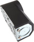 Forney 58499 Electrical Receptacle, Crowfoot Type, Wall Receptacle 50-Amp, 125/250-Volt , Black...