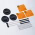 K&F Concept 37mm 9-in-1 Center Pinch Lens Cap + Anti-Loss Keeper Leash + Microfiber Cleaning Cloth Kit Compatible with Nikon, Canon, Sony, Fujifil...