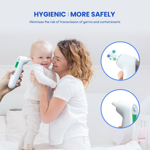 60X Ear Thermometer Probe Covers, for All Braun Thermometer Ear Covers, Lens Filters, Refill Caps, BPA Free Disposable Covers...