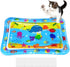 Generic Thickened Water Sensory Play Mat for Cats with Patches - Upgraded Water Sensor Cooling Mat with Fish Toys for Endless Pet Play, Whale...