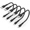 1ft iPhone Charge Cable Short, 5Pack USB to Lightning Cord for Fast Charging Stations 1 Foot Compatible with Apple iPhone 12 11 Pro Max Xs 8 7 6 5...