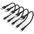 1ft iPhone Charge Cable Short, 5Pack USB to Lightning Cord for Fast Charging Stations 1 Foot Compatible with Apple iPhone 12 11 Pro Max Xs 8 7 6 5...