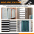 130Pcs Professional Plantation Shutter Repair Kit Includes 50Pcs Spring Loaded Shutter Pins and 80Pcs Tilt Rod Shutter Louvers Staples Shutter Pin...