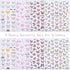 Butterfly Nail Art Stickers Nail Decals 8 Sheets 3D Self-Adhesive Laser Butterfly Design Nail Decals Holiday Nail Art Decorations Butterfly Manicu...