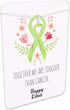 Cancer Awareness Necklace - Ribbon Pendant, “Together We Are Tougher Than Cancer” - Gift for Women...