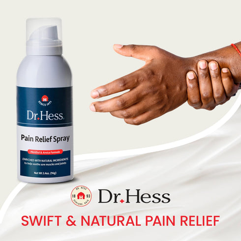 Dr. Hess Spray, Extra Strength Natural Joint & Muscle Relief for Sports Injuries, Arthritis, Swelling & Aching, with Aloe, Arnica, Tea Tree Oil & ...