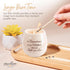 Pavilion Light Your Way Memorial Ceramic Vessel - 100% Soy Wax Candle with "In Remembrance Of My Mother's Eternal Light And Love" Text, Decorative...