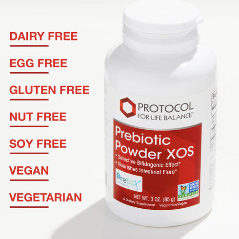 Protocol Prebiotic Powder XOS - 1.55g per Serving - Intestinal Flora - Supports GI Tract & Gut Health* - Kosher & Non-GMO - 3 oz...