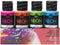 FolkArt 4 Bottle Multi-Surface Acrylic Paint Set, 2oz, Neon Blacklight Colors...