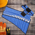 18 Pocket Wrench & Tool Roll Up Pouch Organizer Bag Handmade Waterproof PVC Laminated Ballistic Polyester Canvas for Craftsman Gear Drive Users Re...