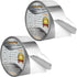 2PCS Premium Aluminum Foil Tape, Silver Metal Duct Tapes (2" x65Feet,3.9mil) with Adhesive Backing, High Temperature Heavy Duty Insulation Tape fo...