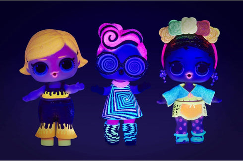 L.O.L. Surprise! Lights Glitter Doll with 8 Surprises Including Black Light Surprises...