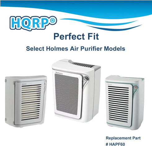HQRP 4-Pack Carbon Filter C compatible with Holmes HAPF60, HAP726, HAP750, HAP756, HAP759, HAP715, HAP725, HAP1200, HAP1201, HAP1625, HAP1650, HAP...