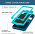 Hucasok for Google Pixel 7 Case Shockproof Rugged Full Body Protection Scratch Resistant Heavy Duty Dust/Drop Proof 3-Layer Cover Case for Google ...