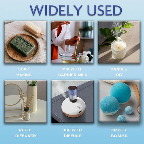 Essential Oils for Laundry - 100% Pure Essential Oils for Diffusers for Home,6x10ml(Clean)- Aromatherapy Oils for Humidifiers,Wool Dryer Balls,Cle...