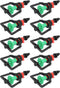 HEEPDD 10 Pcs Drip Irrigation Spray Agricultural Irrigation Equipment Drippers Emitters, Rotating G Type Micro Nozzle Garden Irrigation Drippers f...