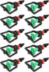 HEEPDD 10 Pcs Drip Irrigation Spray Agricultural Irrigation Equipment Drippers Emitters, Rotating G Type Micro Nozzle Garden Irrigation Drippers f...