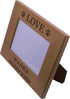 CustomGiftsNow Love Is A Four Legged Word Alder Wood Picture Frame - Great Gift for a Dog Lover (4x6 Horizontal)...