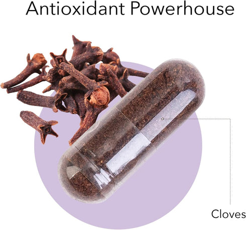 Kroeger Herb, Cloves, Natural Antioxidant, Liver Health, Digestive Supplement - Vegetarian, Non-GMO, Gluten Free, No Preservatives or Fillers - 10...