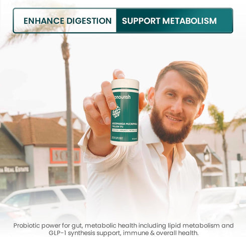 Akkermansia Muciniphila Probiotics for Digestive Health - 5 Billion TFU Akkermansia Probiotic for Leaky Gut Repair and Immunity, Prebiotics and Pr...