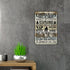 QIONGQI Funny Camping Rules Metal Tin Sign Wall Decor Farmhouse Rustic Camping Signs with Sayings for Home Camper Room Decor Gifts...