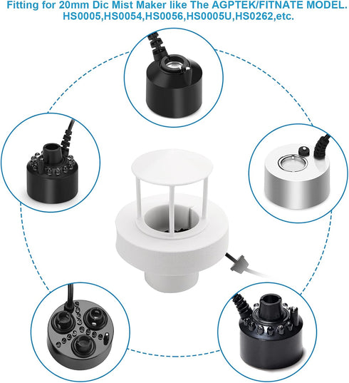 FITNATE Removable Mist Maker Floating Water Splash Guard for Humidifier...