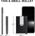 Slim Wallet for Men with Money Clip and Credit Card Holder, RFID Blocking Carbon Fiber Wallet,Minimalist Pop-Up Metal Front Pocket Wallet. (Black)...