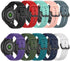 KOMI Compatible for Active 2 Watch 44mm 40mm/Galaxy Watch 4 Classic 46mm 42mm Band,20mm Soft Silicone Replacement Strap for Galaxy Watch Band 6 5 ...