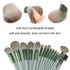 Koccido Makeup Brushes 30 Pcs Makeup Kit,Foundation Brush Eyeshadow Brush Make up Brushes Set (Green, 30 Piece Set)...