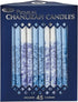 Rite Lite Premium, Pack of 45 Chanukah Candles, Splash Blue and White, For your Hanukkah Menorah...