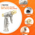 Garden Hose Nozzle, Upgrade 100% Heavy Duty Metal High Pressure Water Hose Nozzle with 4 Spray Patterns Rotating for Outdoor Lawn & Garden Waterin...