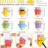 540 Sheets Pencil Sticky Notes Cute Self Sticky Notepads Funny Sticky Adhesive Memo Pads for Kids Students Classroom School Office Gifts Supplies,...
