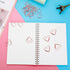 100 PCS Cute Paper Clips Rose Gold Heart Paper Clips Funny Mini Paper Clips for Kids Office Supplies Wedding Decoration Crafts Scrapbooking Women ...