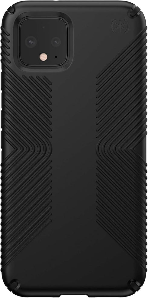 Speck Presidio Grip Google Pixel 4 Case, Black/Black (131857-1050)...
