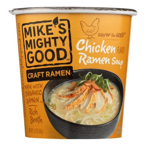 Mike's Mighty Good Ramen Soup, Chicken, 1.6 Oz...
