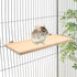 Wontee Bird Perch Stand Wooden Platform for Cockatiels Conures Rats Gerbils Chinchillas Squirrels (M)...